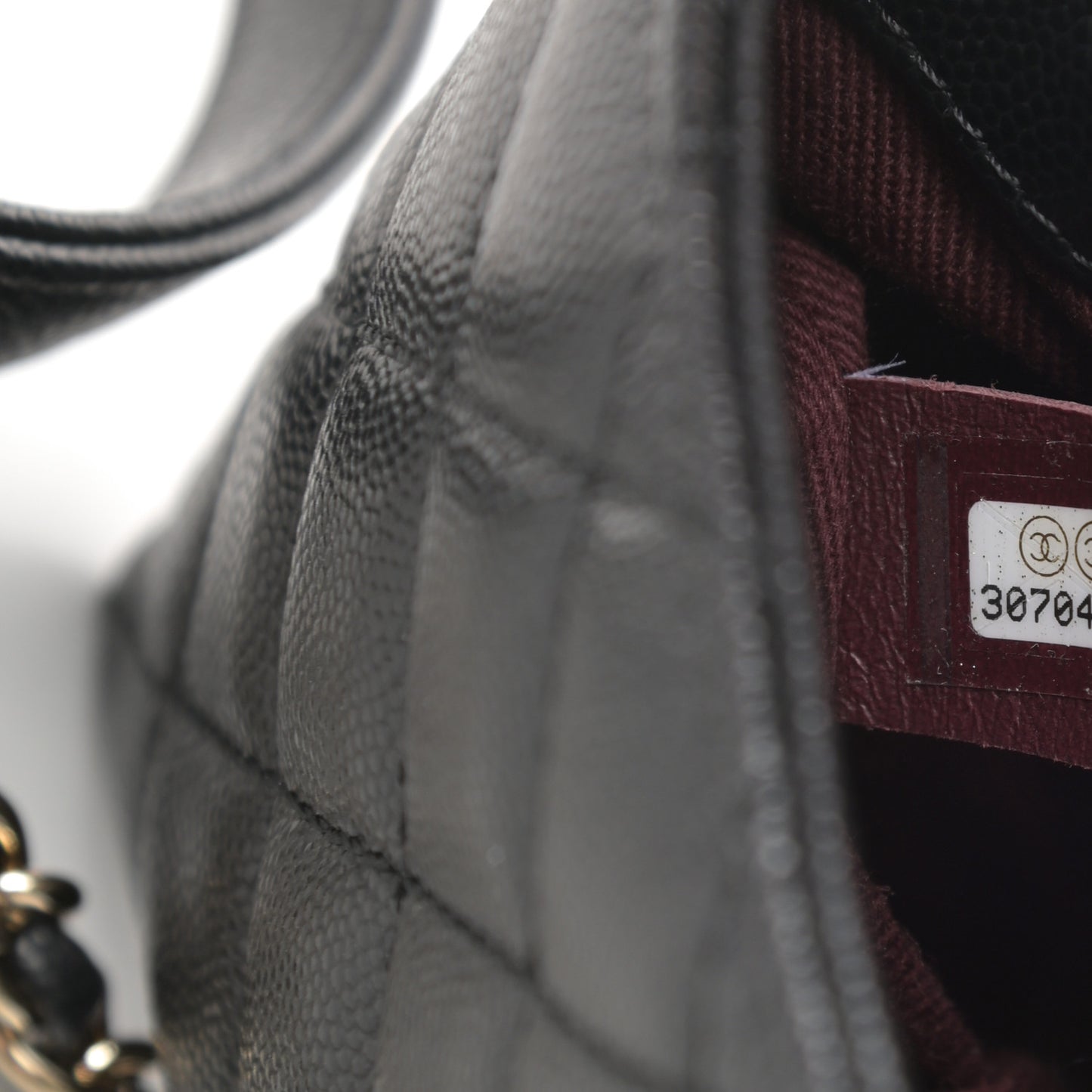 Caviar Quilted Extra Mini Coco Handle Flap Black