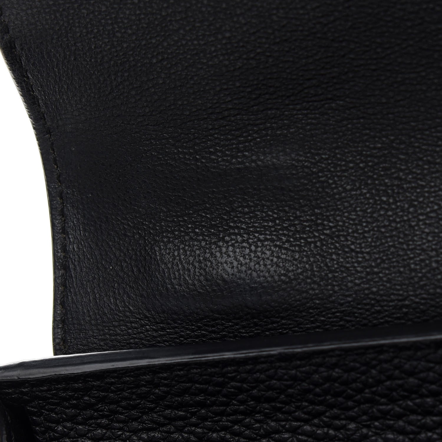 Celine Drummed Calfskin Suede Small Trapeze Black 10 of 11