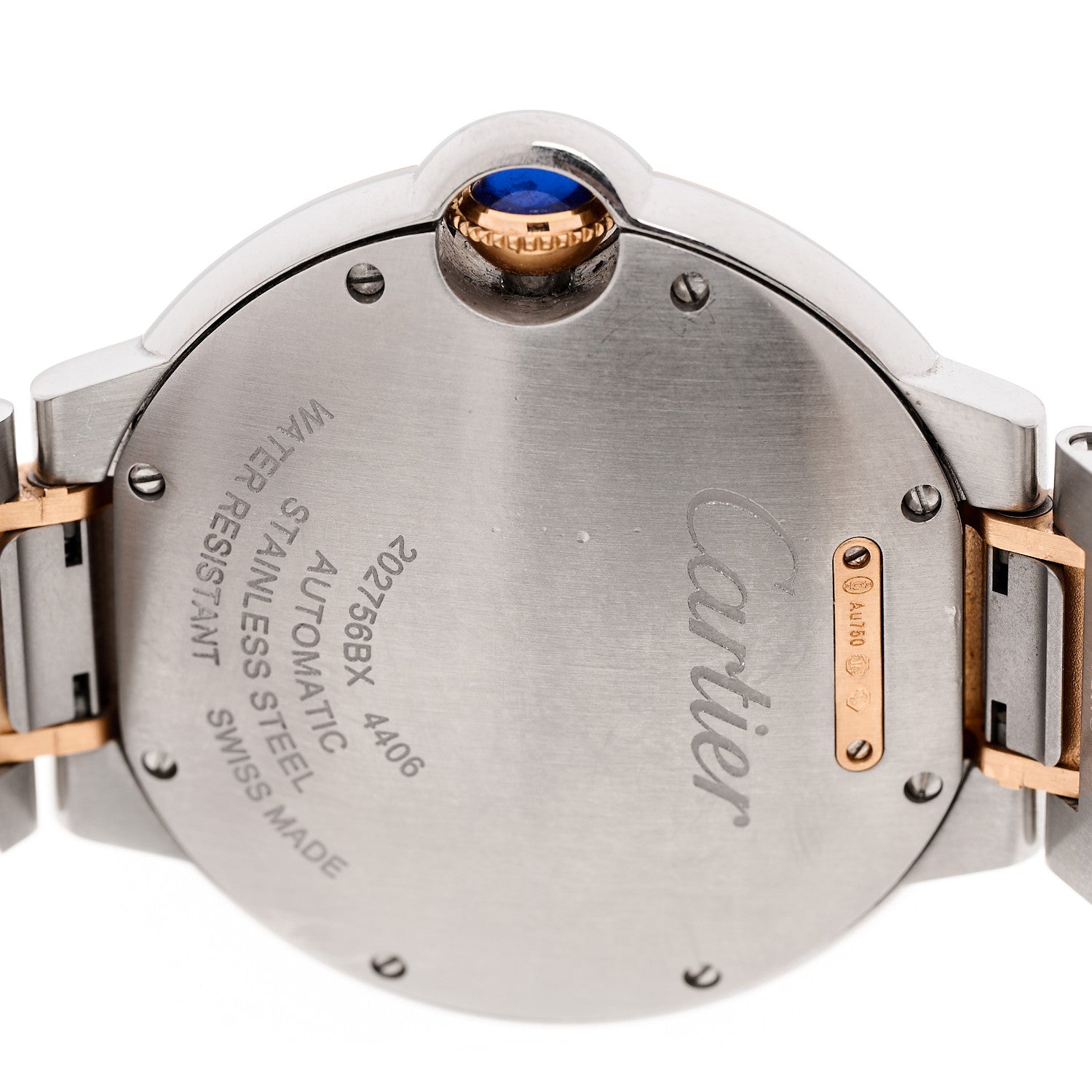 Cartier Stainless Steel 18K Pink Gold 36mm Ballon Bleu De Cartier Automatic Watch 4 of 5