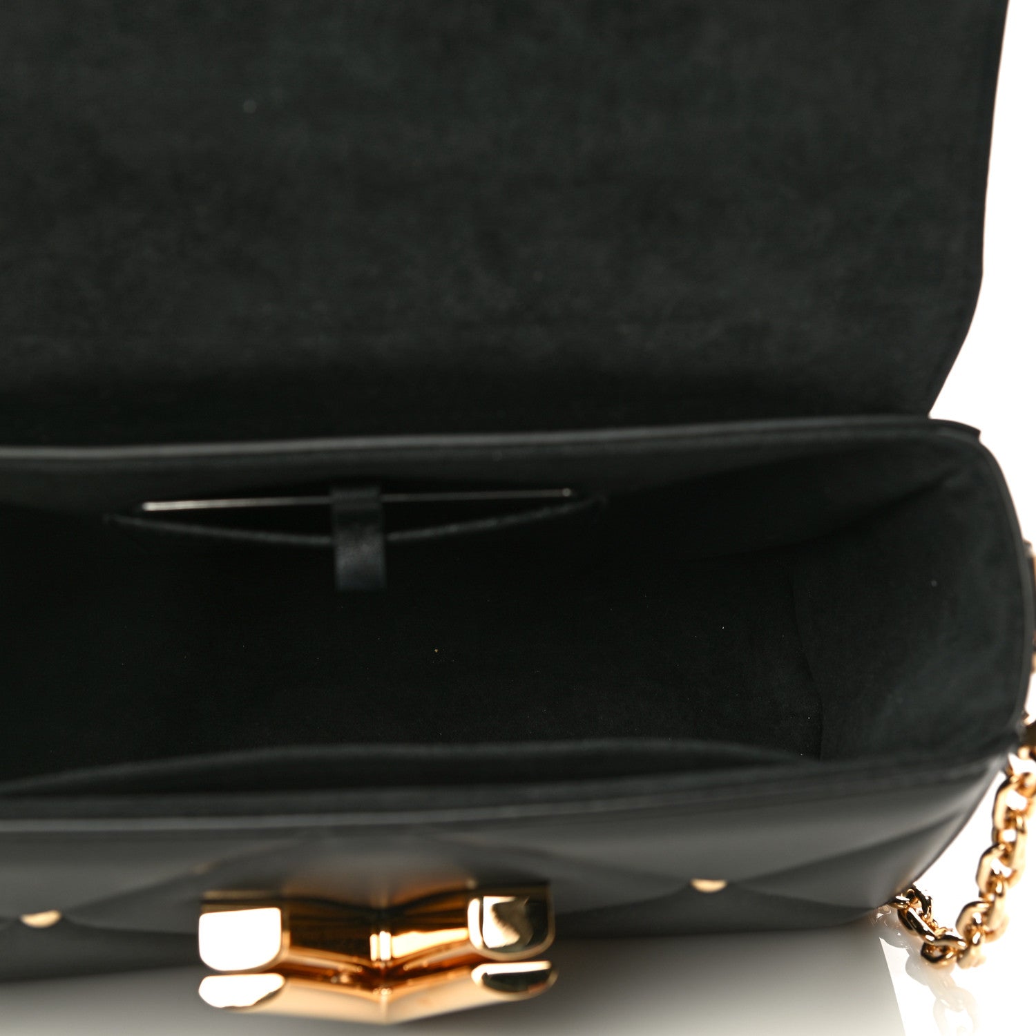 Louis Vuitton Lambskin Quilted Twist MM Black 6 of 19