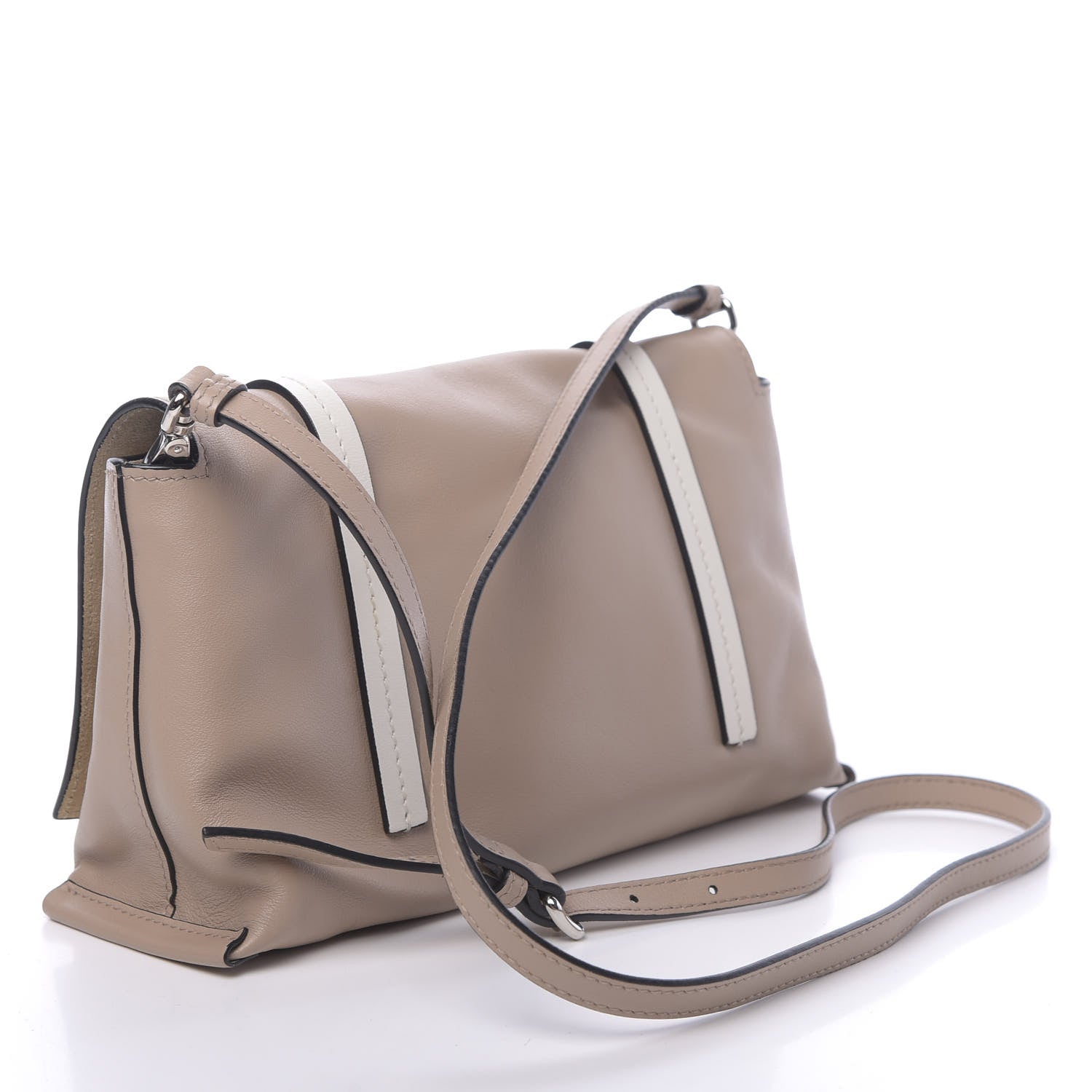 Miu Miu Grace Lux Shoulder Bag Cammeo White 3 of 10