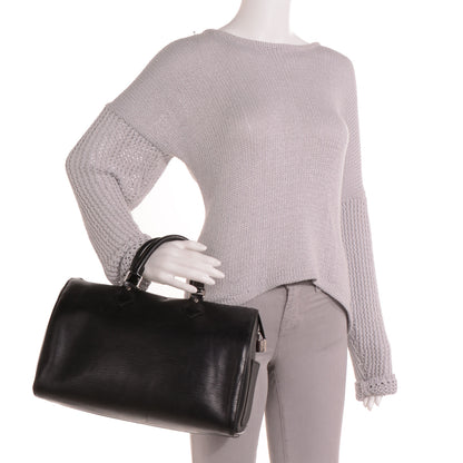 Louis Vuitton Epi Speedy 30 Black 2 of 7