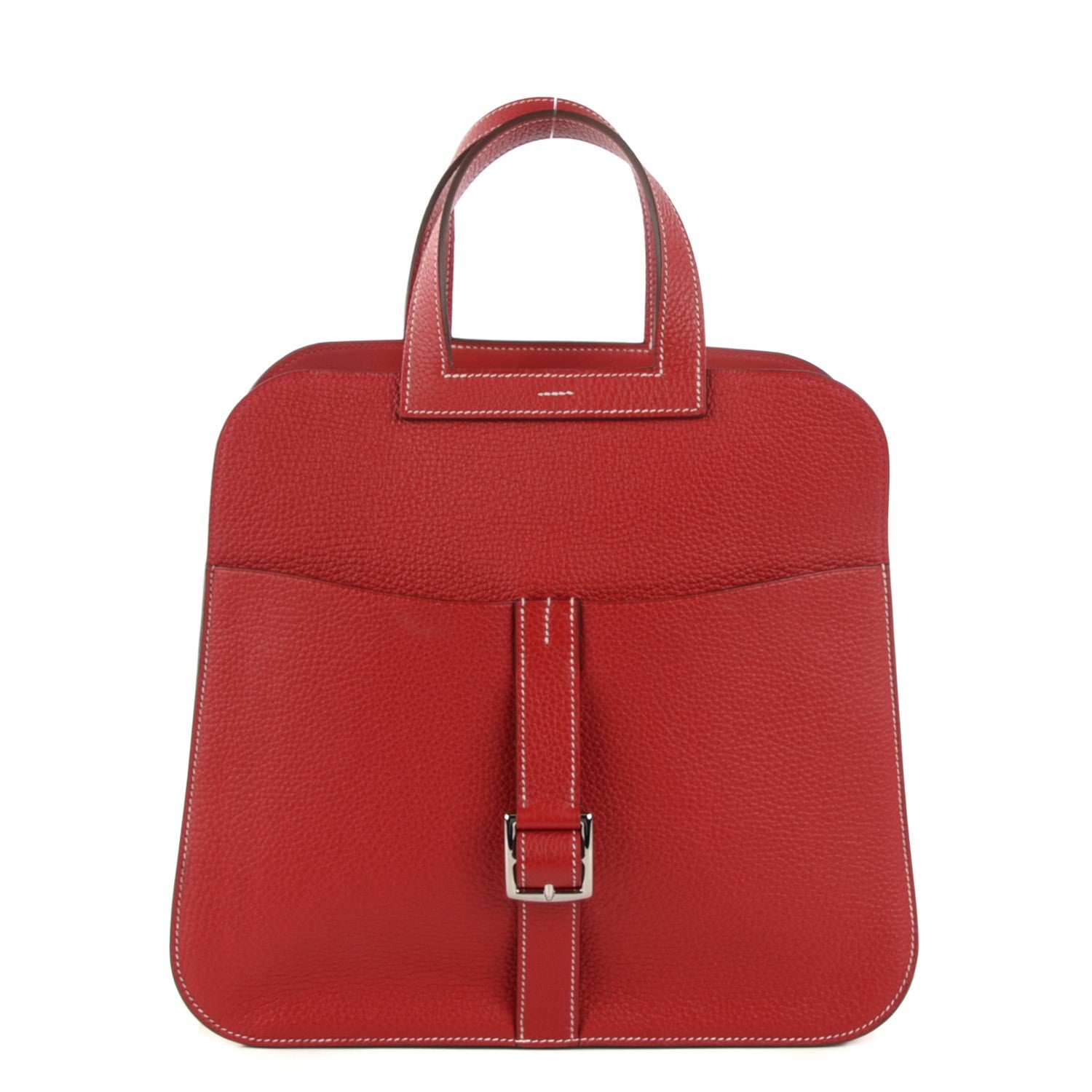 Hermes Taurillon Clemence Halzan 31 Rouge Casaque 1 of 7