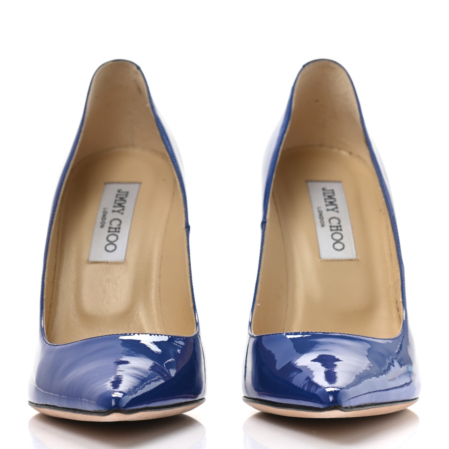 Jimmy Choo Patent Love 85 Pumps 39 Navy 2 of 8