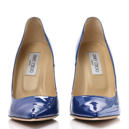 Jimmy Choo Patent Love 85 Pumps 39 Navy 2 of 8