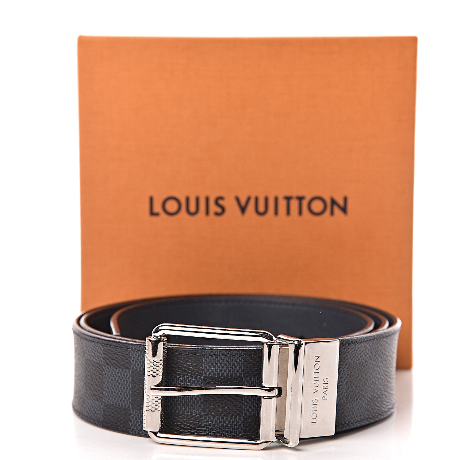 Louis Vuitton Damier Cobalt 40mm Reversible Belt 110 Infini 8 of 8