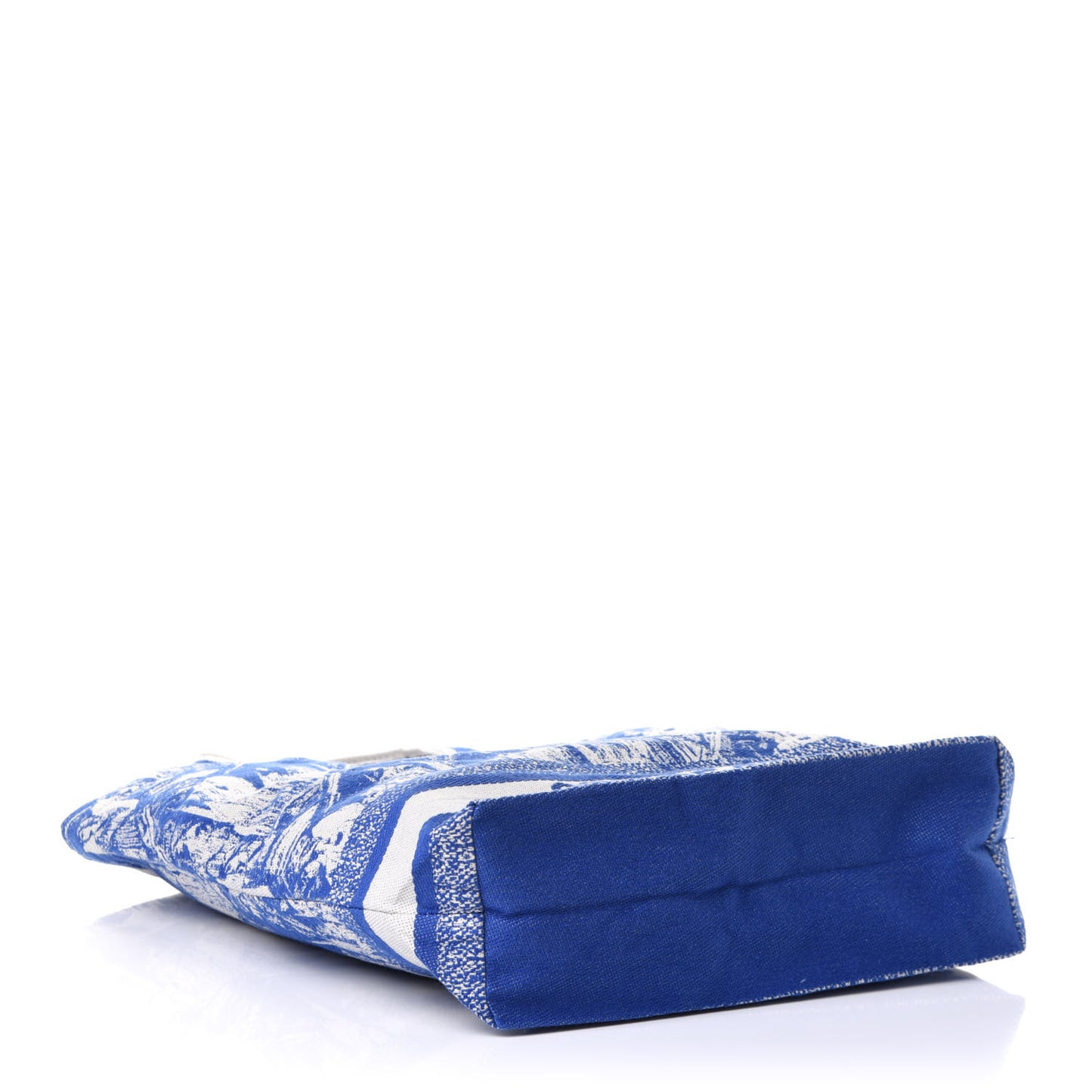 Canvas Print Cruise Tote Ivory Blue