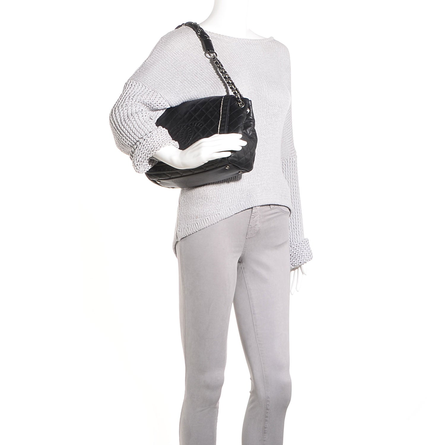 Chanel Calfskin Quilted Istanbul Accordion Flap Black 2 of 7