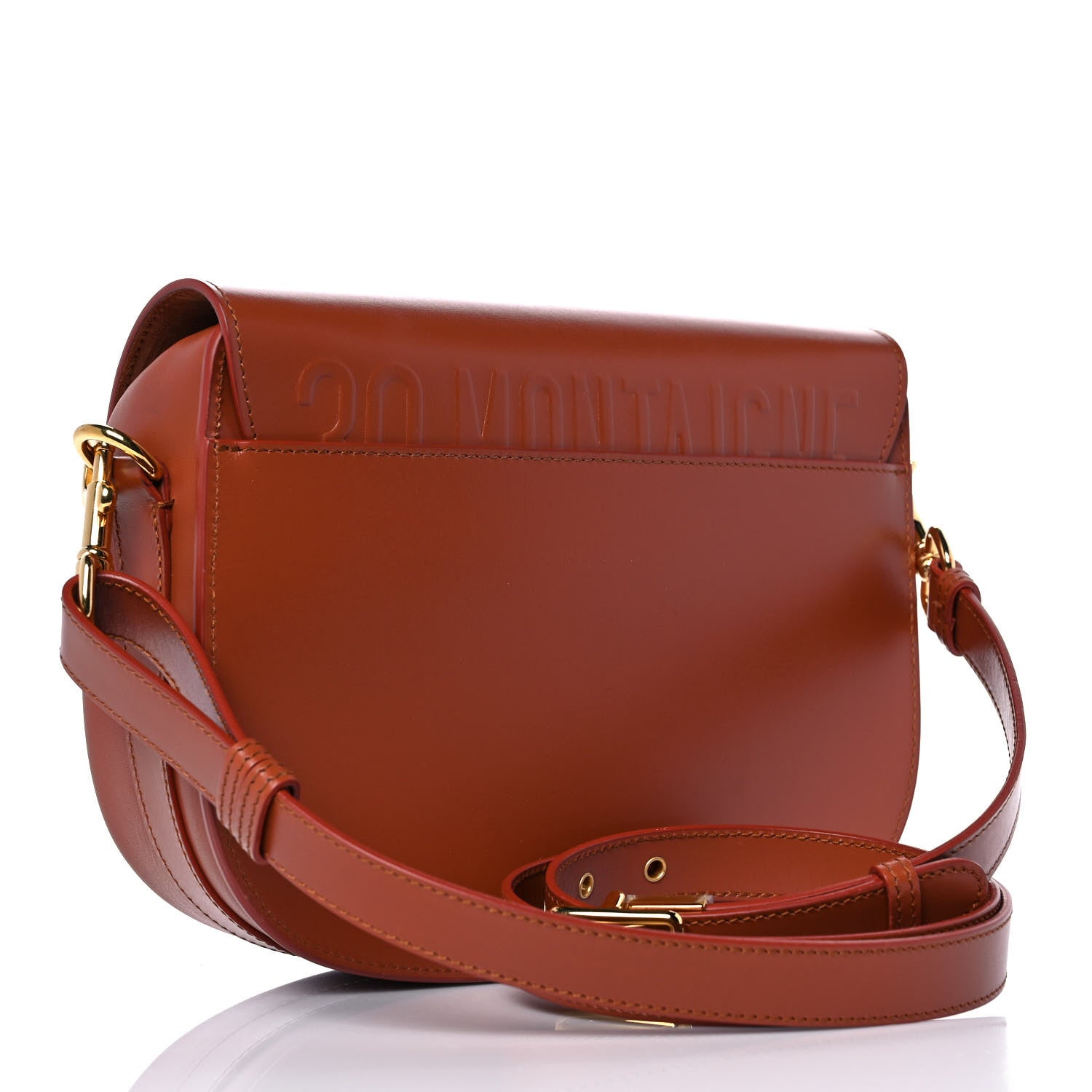 Christian Dior Box Calfskin Medium Bobby Flap Dark Tan 4 of 15