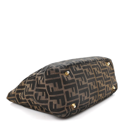 Fendi Zucca Small Holdall Tote Tobacco 4 of 11