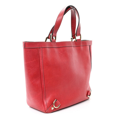 Gucci Calfskin Small Abbey Tote Red 2 of 13