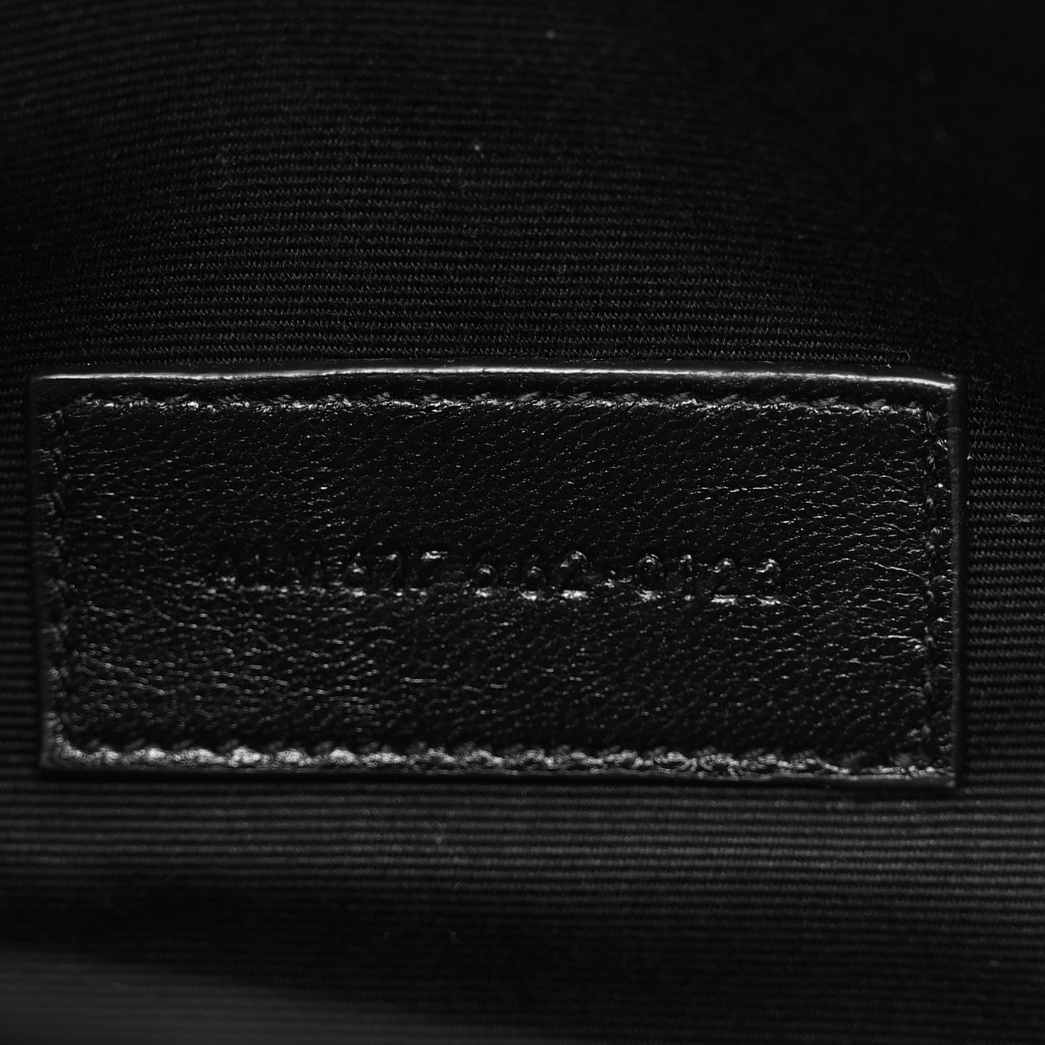 Saint Laurent Grain De Poudre Matelasse Chevron Monogram Envelope Clutch Black 7 of 8