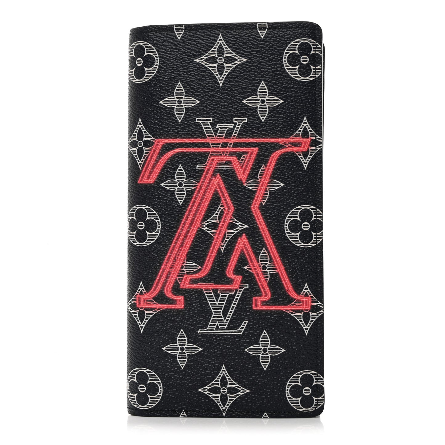 Monogram Upside Down Brazza Wallet Navy