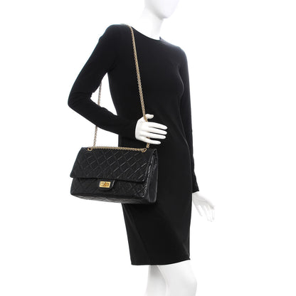 Chanel Aged Calfskin Quilted 2.55 Reissue 227 Flap Black 3 of 21