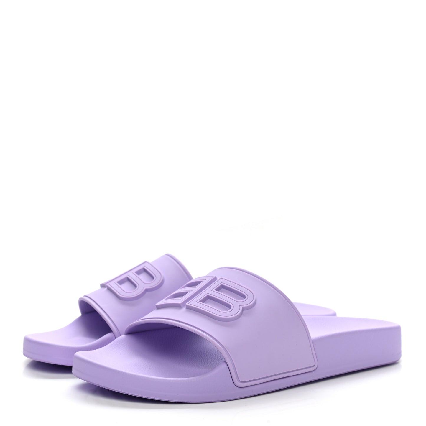 Rubber BB Womens Pool Slide Sandals 38 Lilac