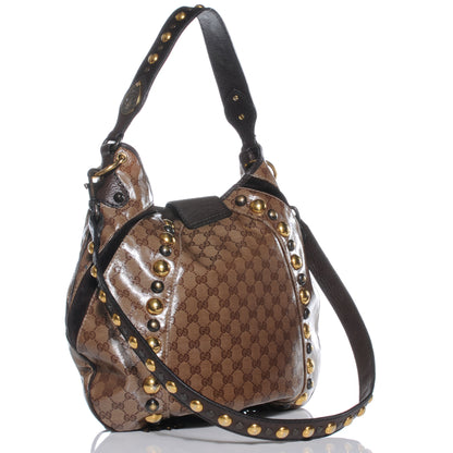 Gucci Crystal Monogram Fringe Babouska Hobo 3 of 7