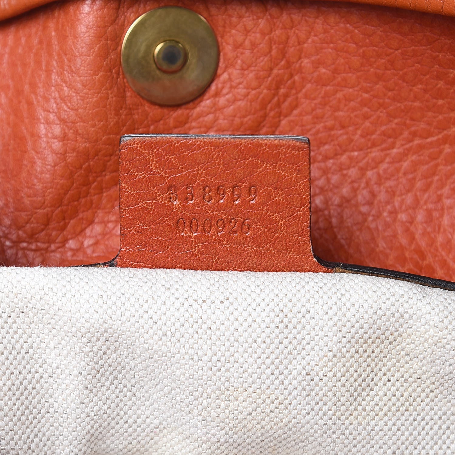 Gucci Monogram Laidback Crafty Tote Orange 7 of 11