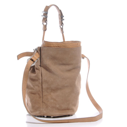 Alexander Wang Diego Suede Studded Bucket Bag Camel 3 of 7