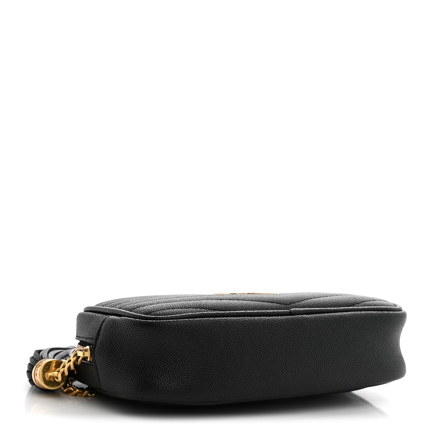 Saint Laurent Grain De Poudre Matelasse Monogram Mini Lou Camera Bag Black 4 of 12