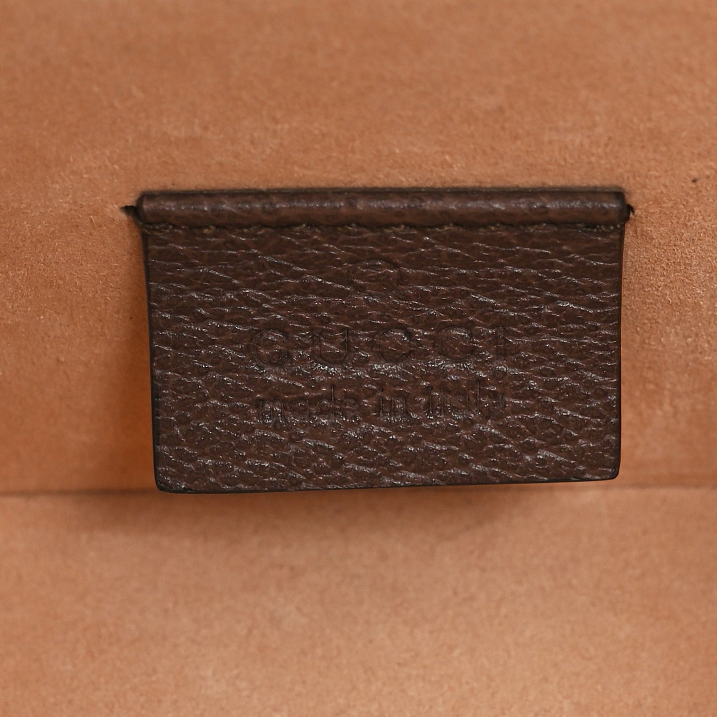GG Supreme Monogram Textured Dollar Calfskin Web Savoy Jewelry Case Beige Ebony New Acero