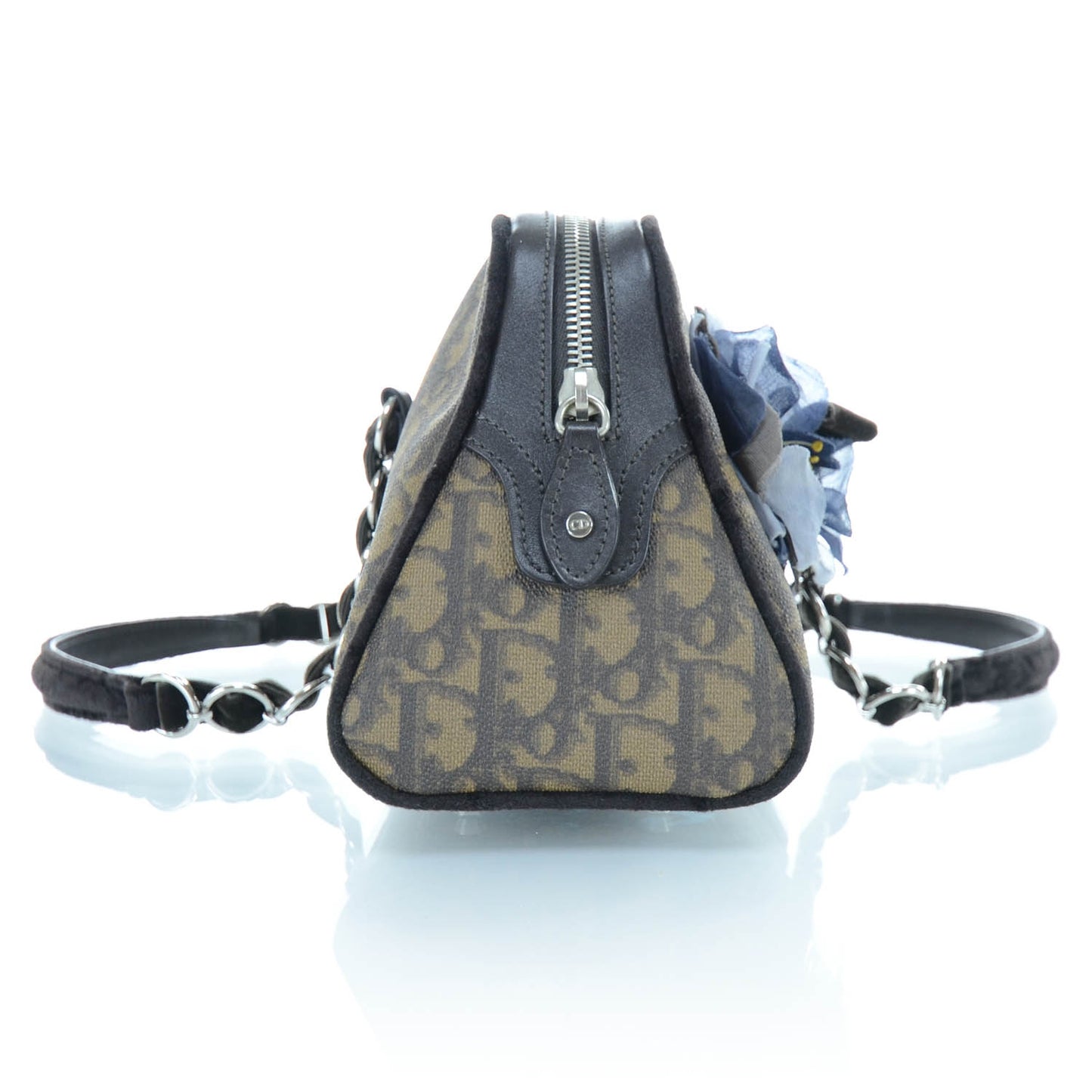 Monogram Trotter Romantique Zipped Tote Brown