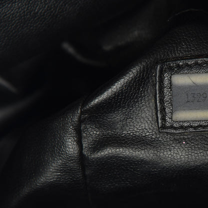 Chanel Calfskin Stitched XL Weekender Black 7 of 24