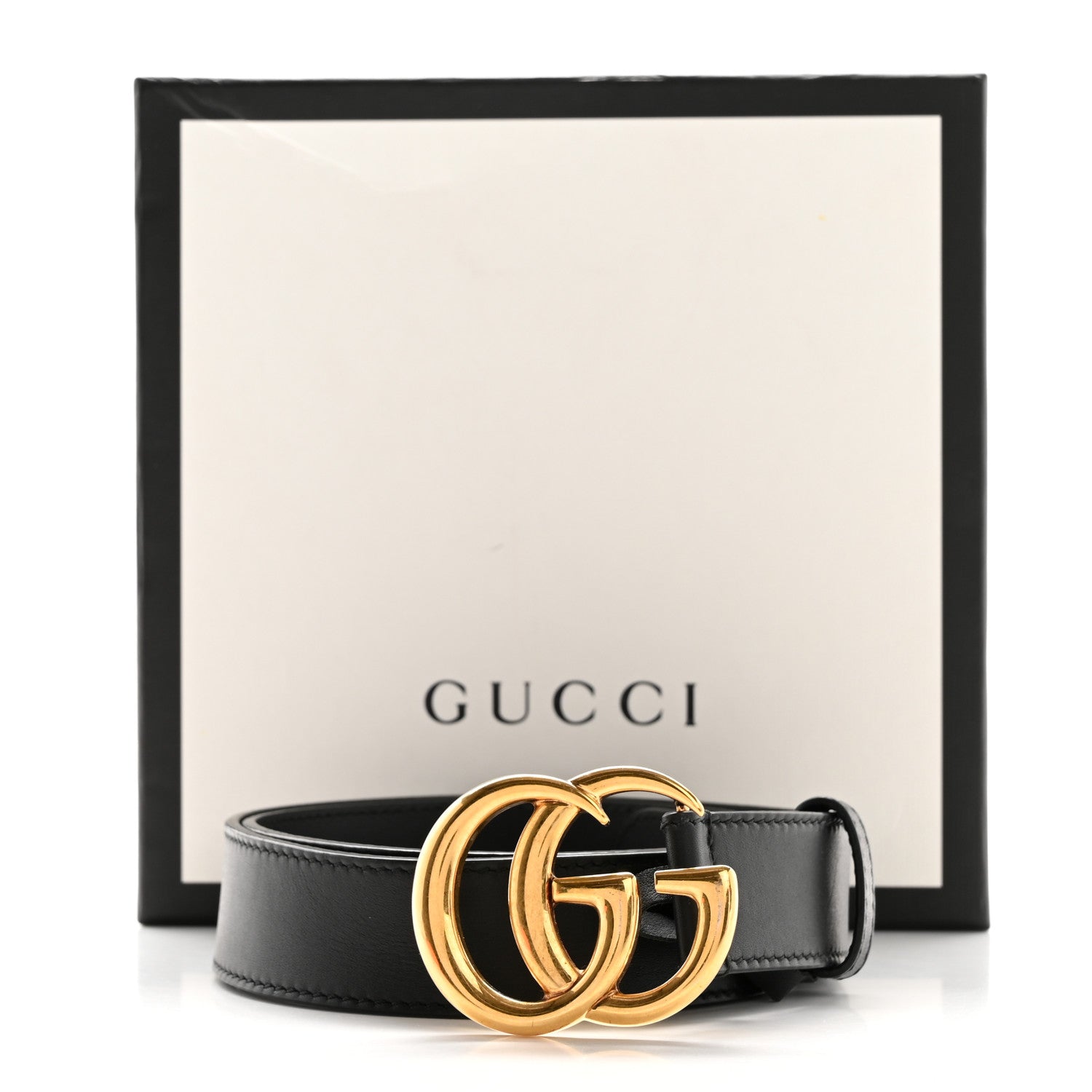 Gucci Calfskin Double G 30mm Belt 75 30 Black 8 of 8