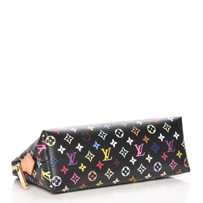 Louis Vuitton Monogram Multicolor Cosmetic Pouch Black Grenade 4 of 7