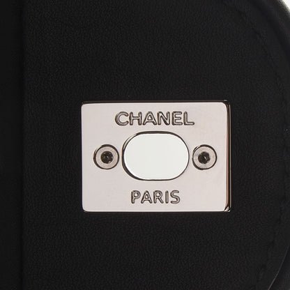 Chanel Calfskin Large Darjeeling Flap Black 6 of 9