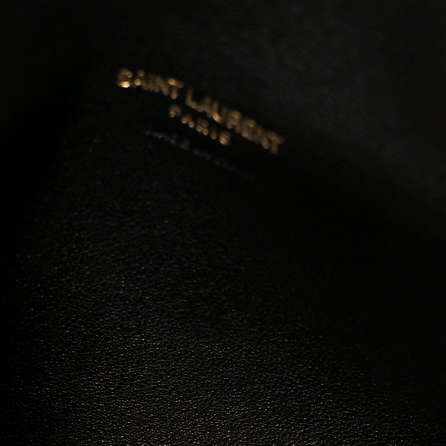 Lambskin Chevron Quilted Small Loulou Black