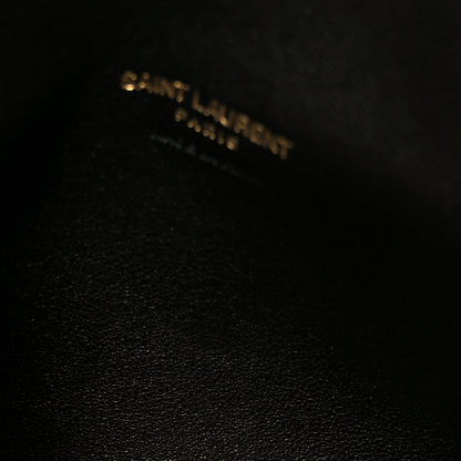 Saint Laurent Lambskin Chevron Quilted Small Loulou Black 10 of 15