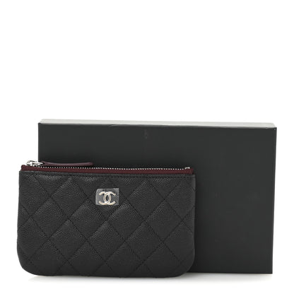 Chanel Caviar Quilted Small Cosmetic Case Black 8 of 8