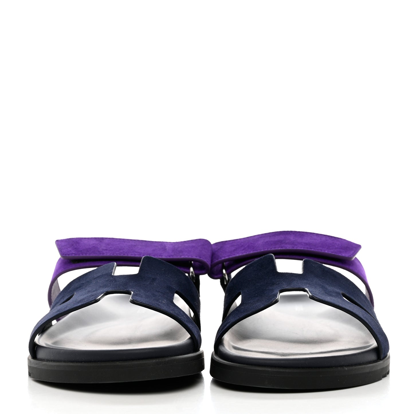 Suede Goatskin Womens Chypre Sandals 42 Marine Violet Majorette