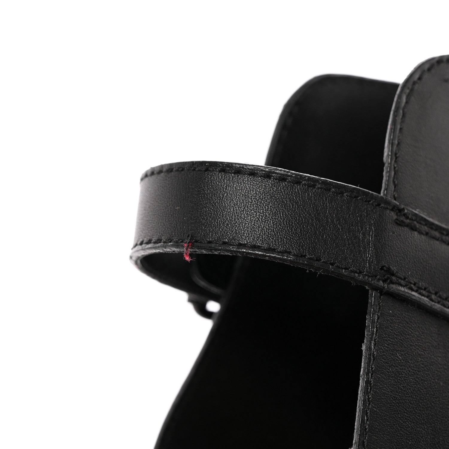 Christian Louboutin Calfskin Apron Lili 120 Pumps 38 Black 9 of 15