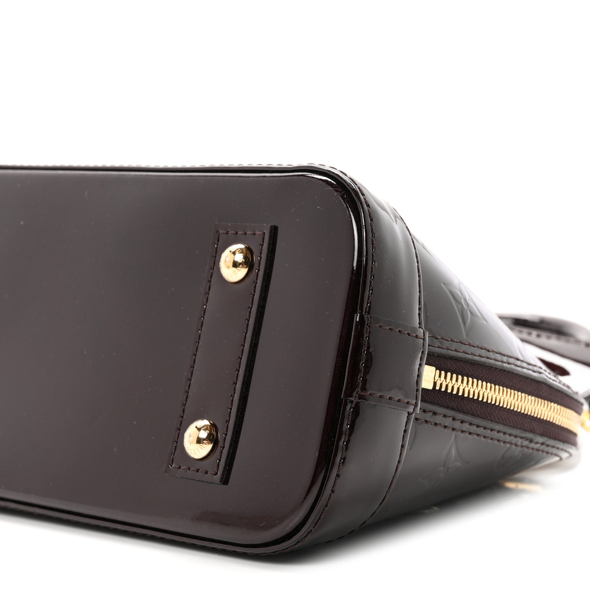 Louis Vuitton Vernis Alma BB Amarante 10 of 10