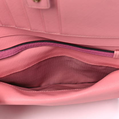 MCM Visetos Crossbody Wallet Pink 5 of 10