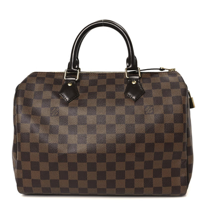 Louis Vuitton Damier Ebene Speedy 30 1 of 12