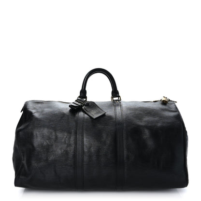 Louis Vuitton Epi Keepall 55 Black 1 of 11