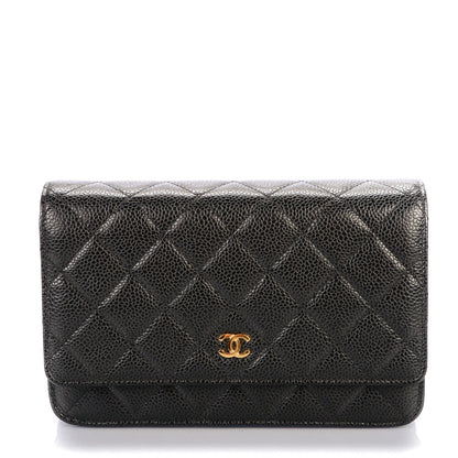 Chanel Caviar Quilted Wallet On Chain WOC Black 1 of 8