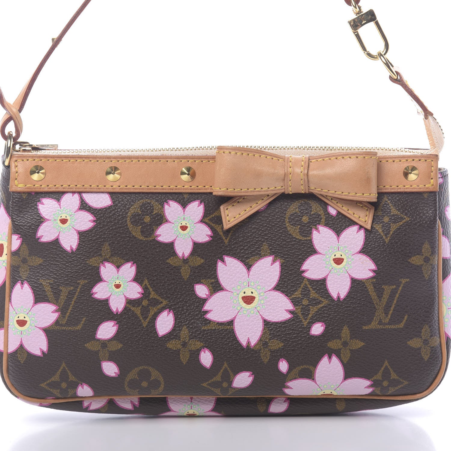 Louis Vuitton Monogram Cherry Blossom Pochette Accessories Brown 12 of 13