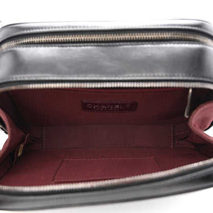 Chanel Glazed Calfskin Small Coco Boy Camera Case Black 5 of 12