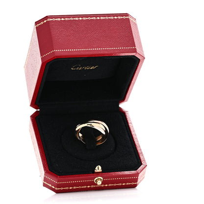 Cartier 18K Pink Yellow White Gold Classic Trinity Ring 60 9 6 of 6