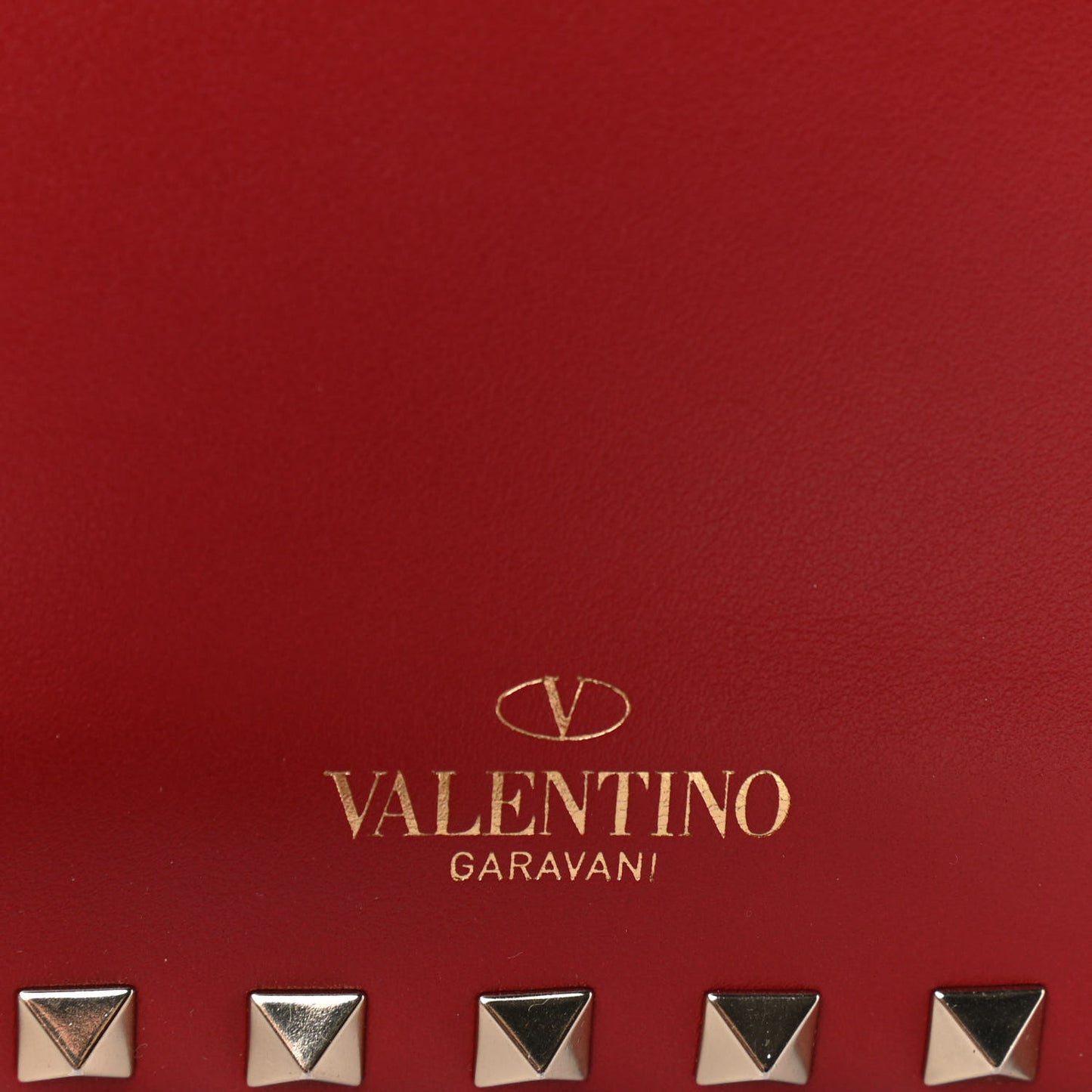 Vitello Rockstud Crossbody Bag Rosso Valentino