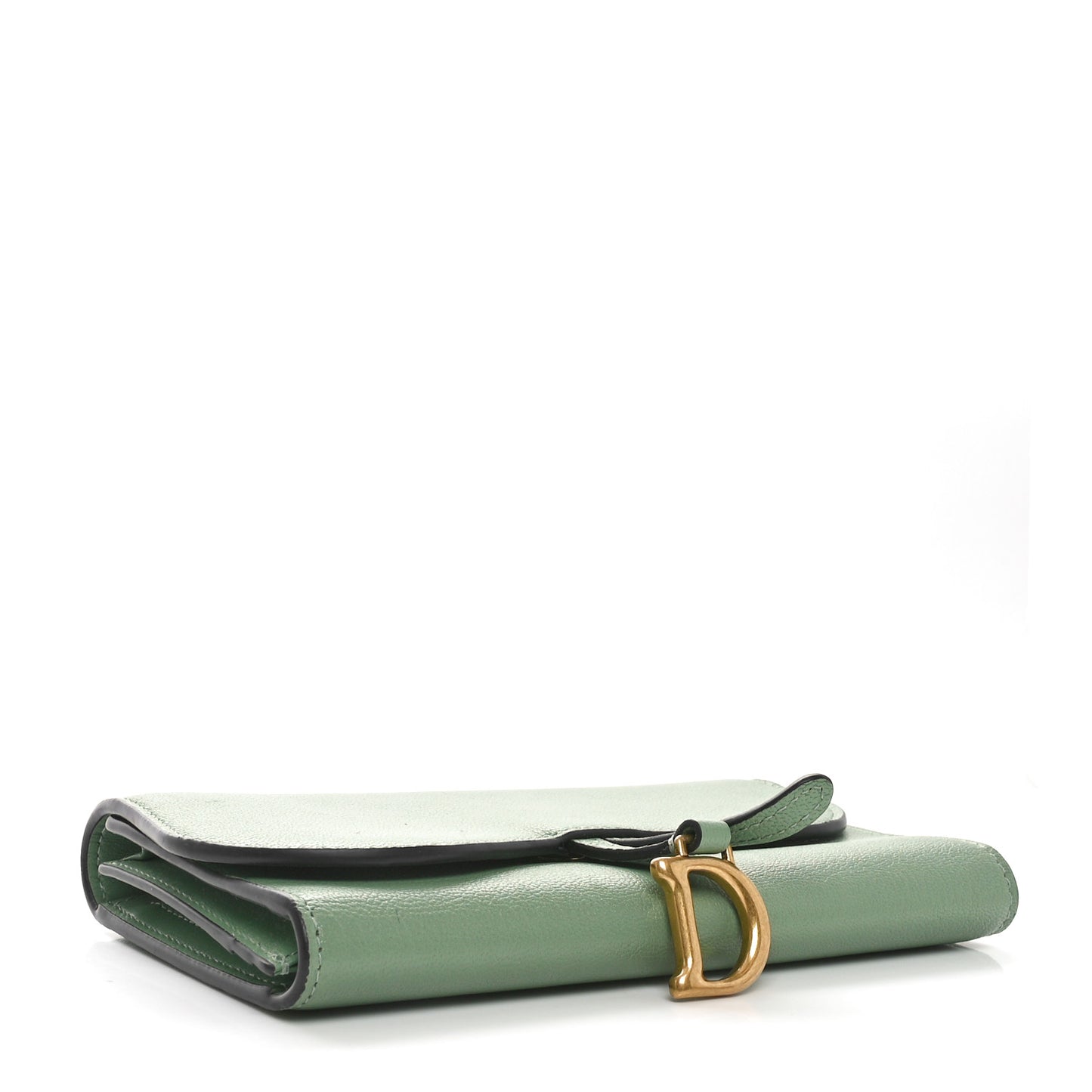 Goatskin Saddle Long Wallet Queen Mint