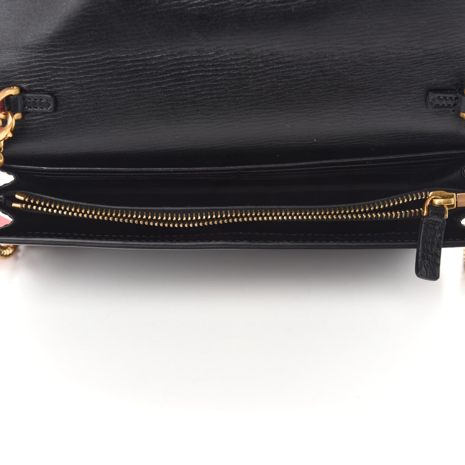 Valentino Garavani Smooth Calfksin Vlogo Wallet On Chain Black 5 of 11