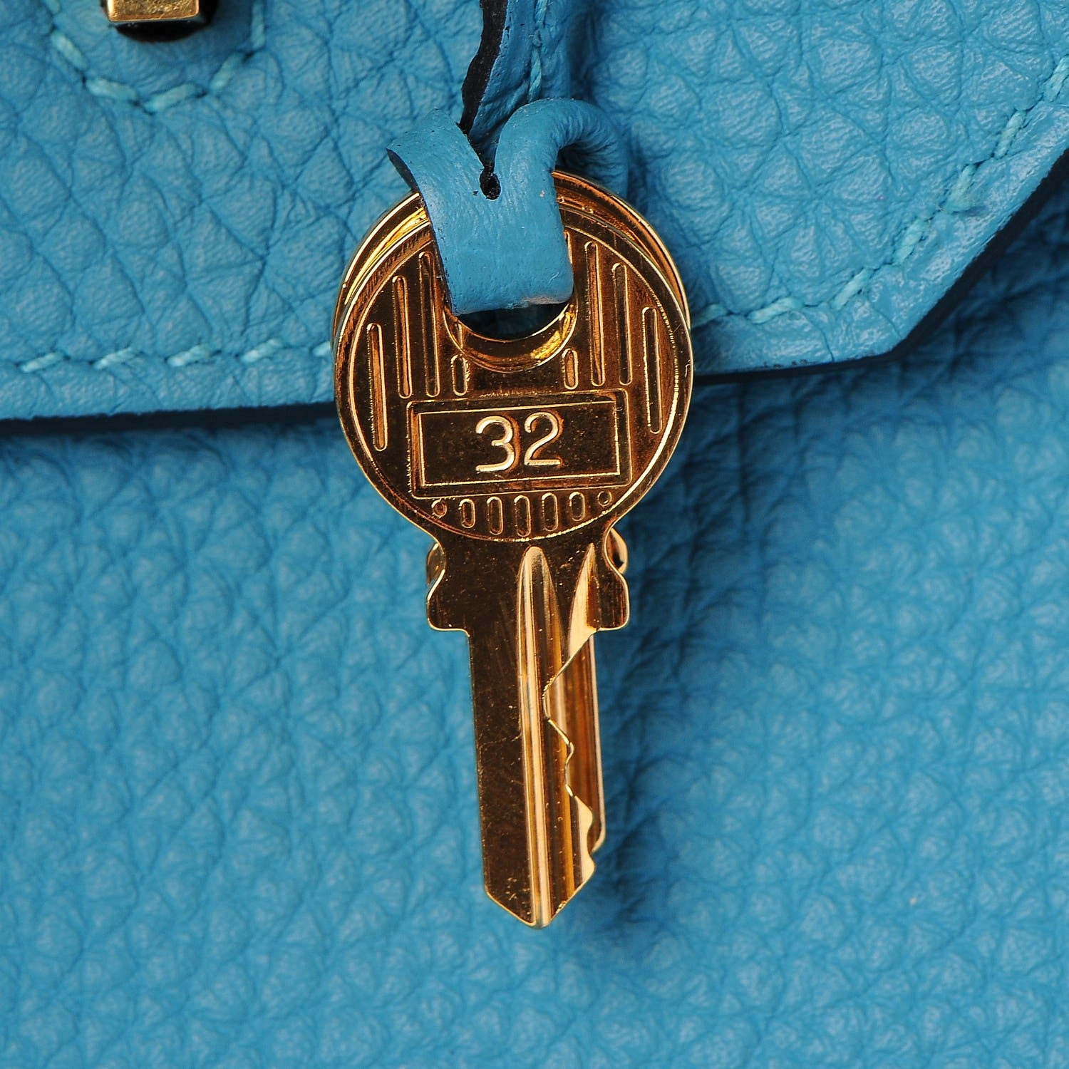 Hermes Togo Birkin 35 Turquoise 9 of 31