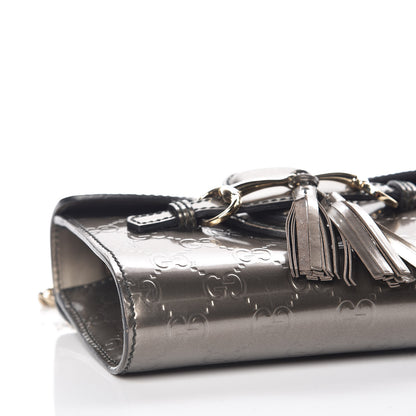 Gucci Shine Guccissima Mini Emily Chain Shoulder Bag Sasso 11 of 15