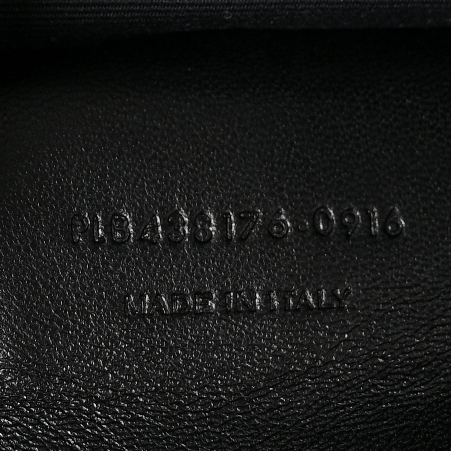 Grain De Poudre Medium West Hollywood Monogram Fold-Over Black