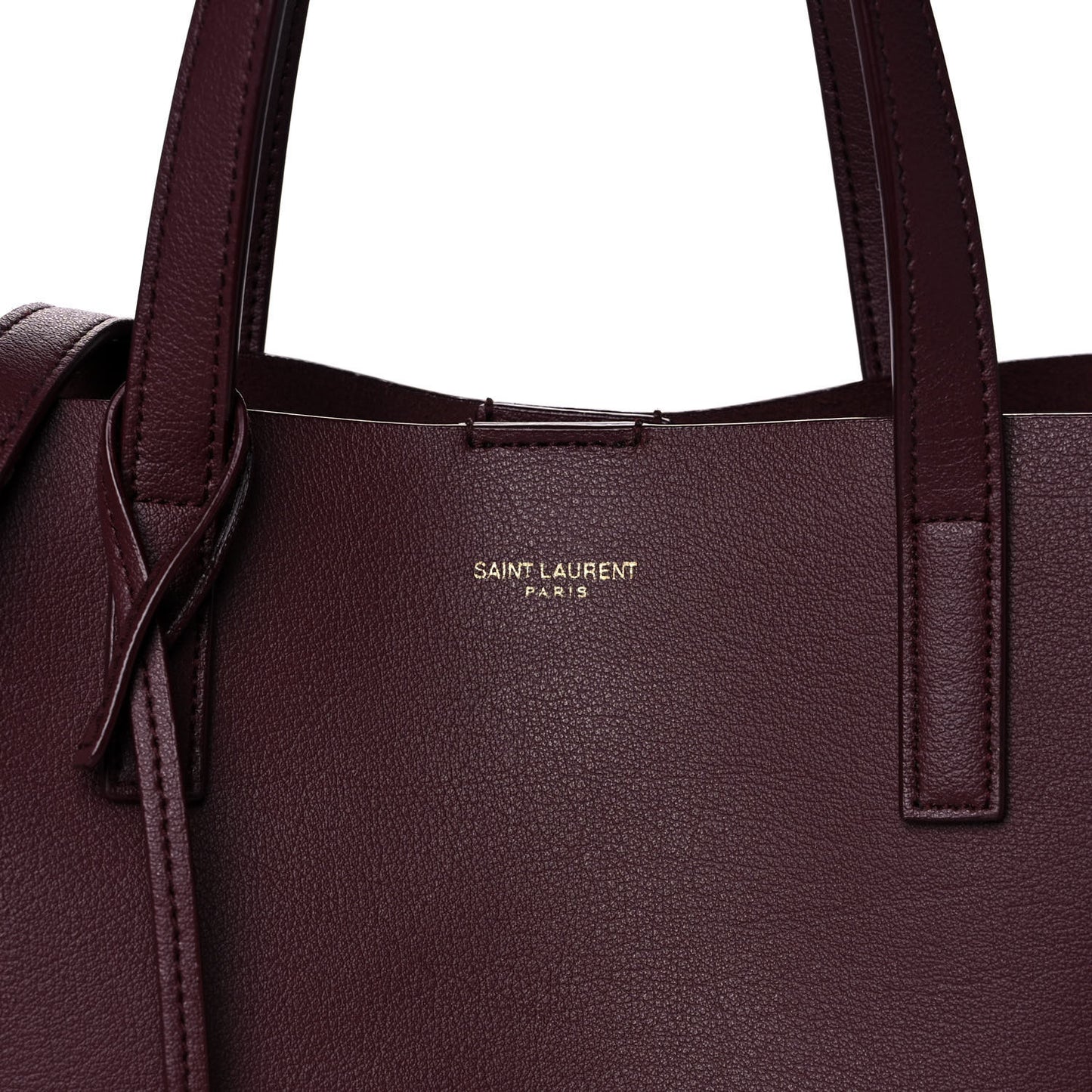 Calfskin Toy Shopping Tote Dark Red