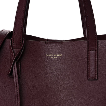 Saint Laurent Calfskin Toy Shopping Tote Dark Red 7 of 9